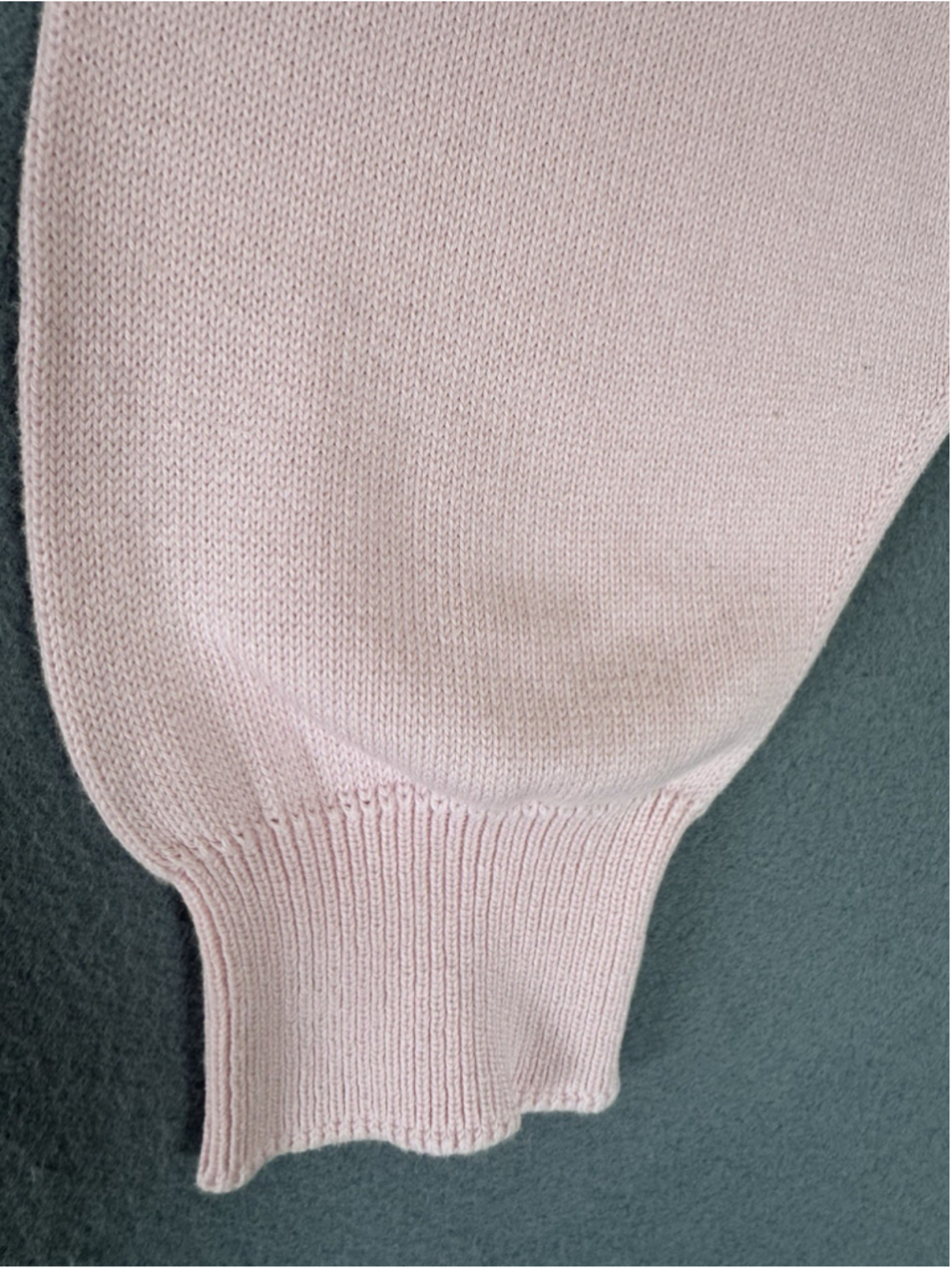 Vintage Lyle & Scott Pink Sweater Made in Scotland Cotton Knit Medium - Picture 9 of 9